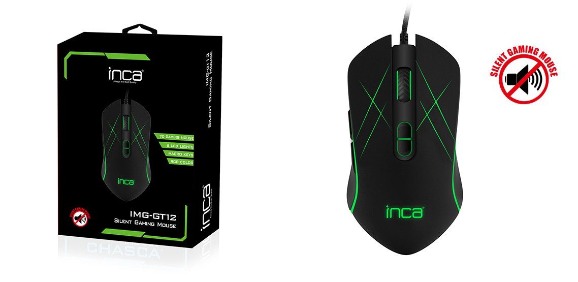 Inca IMG-GT12 USB Siyah Oyuncu Mouse